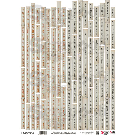 LAMINA ADHESIVA A4-596