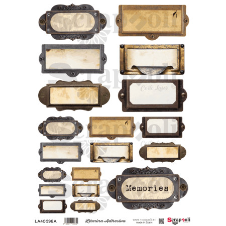 LAMINA ADHESIVA A4-598