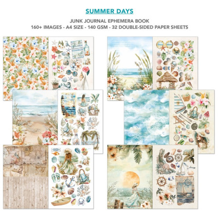 SUMMER DAYS Ephemera Book A4