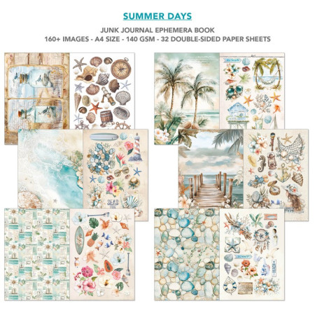 SUMMER DAYS Ephemera Book A4