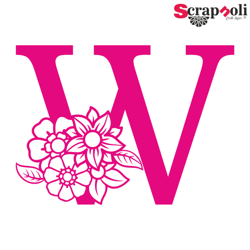 LETRA FLORAL C1-W
