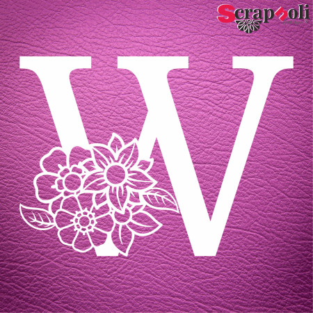 LETRA FLORAL C1-W