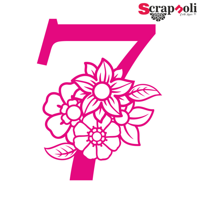 NUMERO FLORAL C1-7
