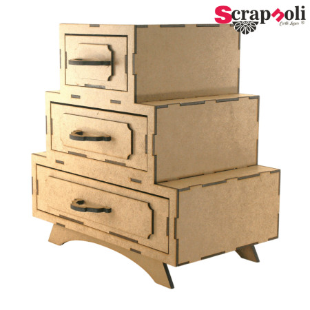 Mueble Cajonera 2 (Desmontable)