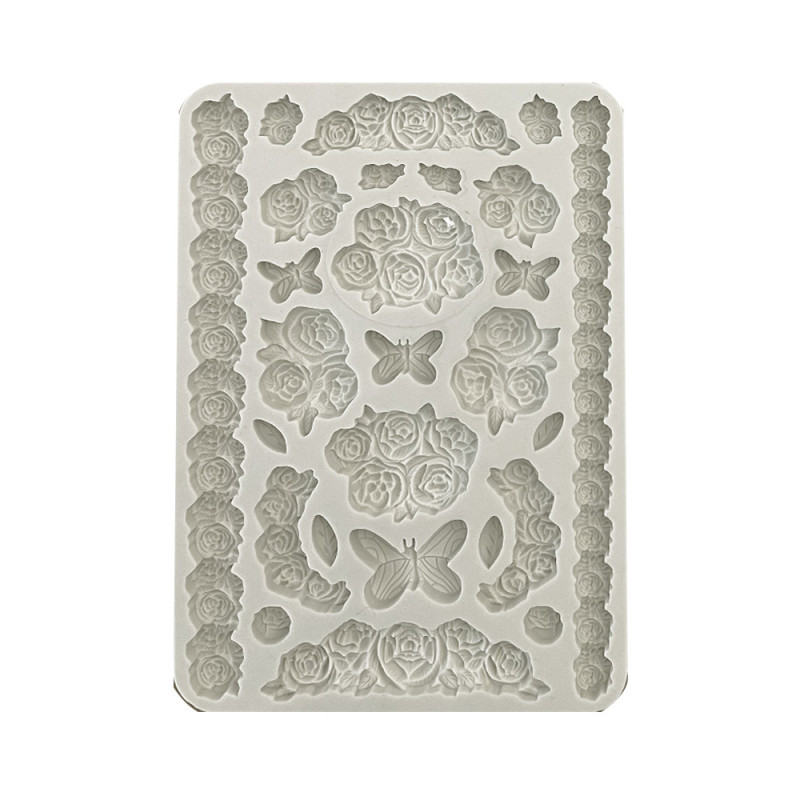 Molde de silicona Mariposa Shabby Rose Stamperia
