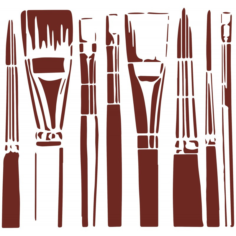 MISS STENCILS 25x25cm (22)