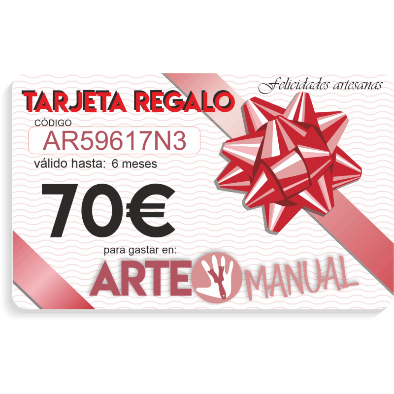 Tarjeta REGALO 70€