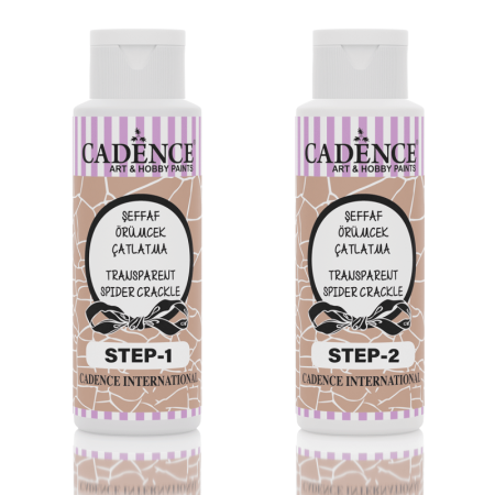 Transparent Spider Crackle TRANSPARENT 70+70ml