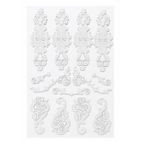 Pegatinas 3D de técnica mixta "Adornos" 1 LaBlanche