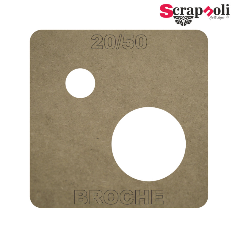 Plantilla Broche 20/50 mm
