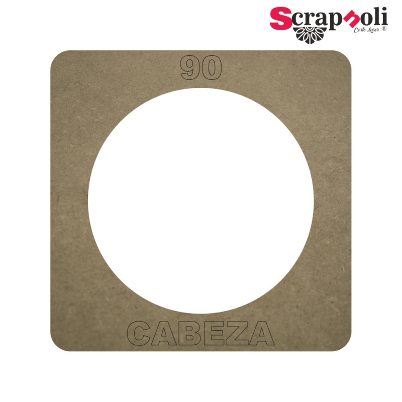 Plantilla Cabeza 90 mm