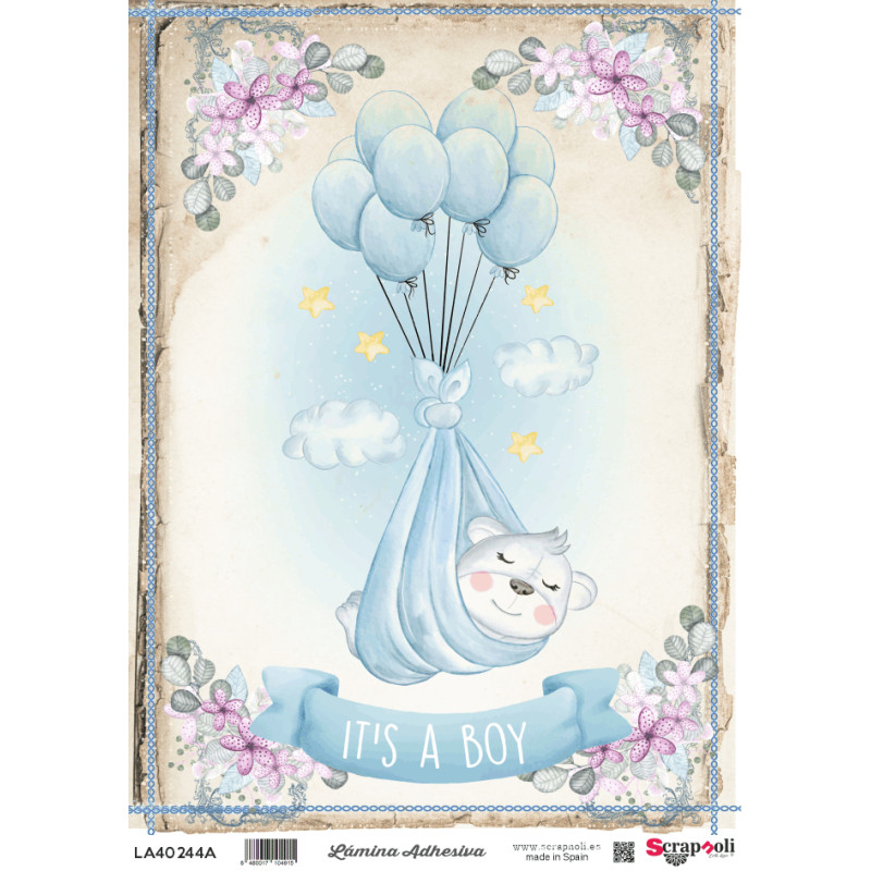 LAMINA ADHESIVA A4-244